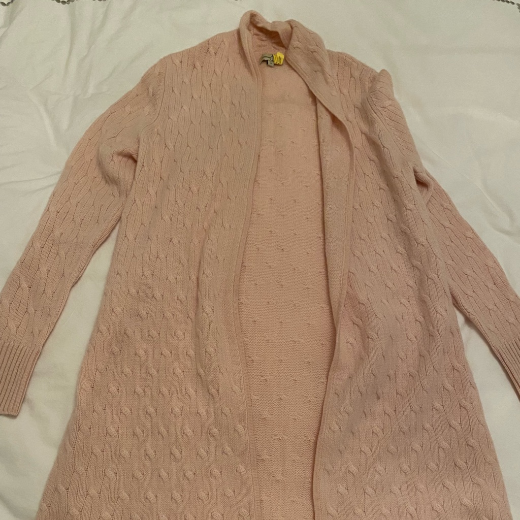 Pink Cashmere Cortland Cardigan